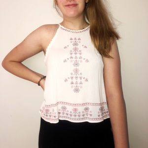 Embroidered Tank